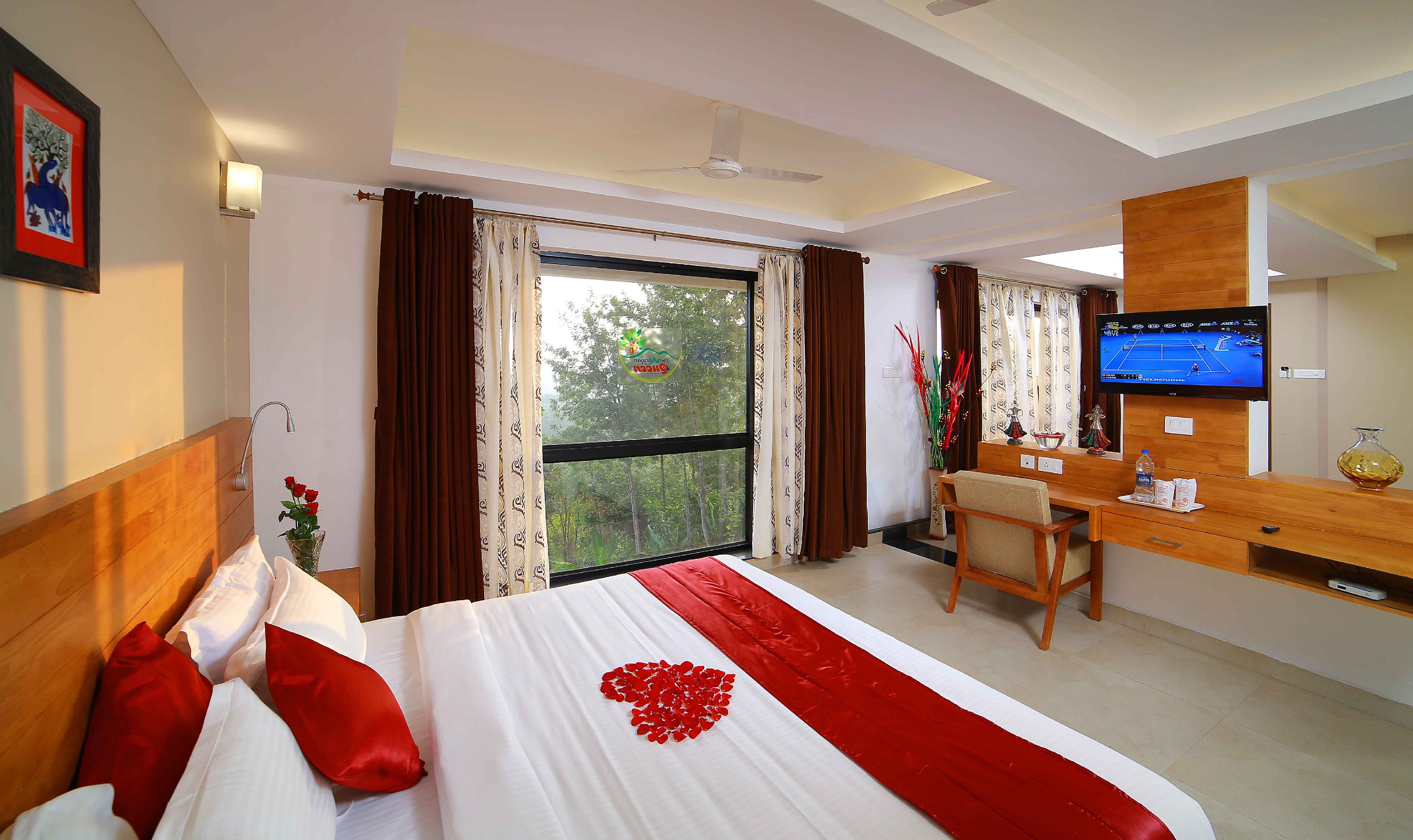 The Munnar Queen Room Type - Honeymoon Suite with Balcony AC
