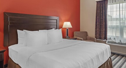 Best Western Plus Meridian Hotel Room Type - Accessible - 1 King, Mobility Accessible, Walk In Shower, Work Desk, Non-Smoking, Full Breakfast Best Western Plus Meridian Hotel Room Type - Accessible - 1 King, Mobility Accessible, Walk In Shower, Work Desk, Non-Smoking, Full Breakfast