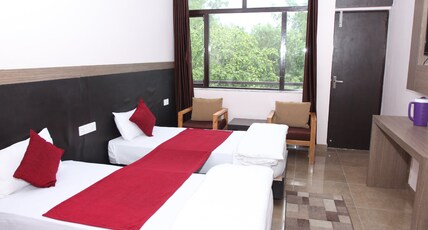 HOTEL TRIHARI (3 minutes drive to JANKI BRIDGE) Room Type - Standard Room