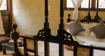 Namaste Jungle - A Boutique Homestay Room Type - Wooden Non-AC Cottage with Garden View
