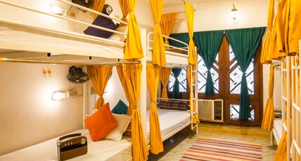 goSTOPS Lite Varanasi Room Type - Bed in 8 Bed Mixed AC Dormitory Room with Ensuite Bathroom