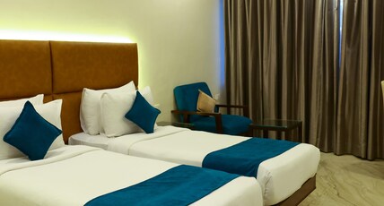 The Fern Residency Yeshwanthpur Bengaluru Series by Marriott Room Type - Winter Green Premium, Guest room, 2 Twin, City view The Fern Residency Yeshwanthpur Bengaluru Series by Marriott Room Type - Winter Green Premium, Guest room, 2 Twin, City view