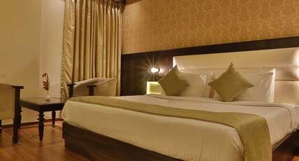 Hotel Ranbirs Room Type - Deluxe Room with Work Desk (Outside Food Not Allowed) Hotel Ranbirs Room Type - Deluxe Room with Work Desk (Outside Food Not Allowed)