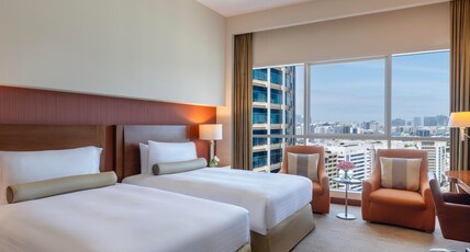 Grand Millennium Al Wahda Hotel and Executive Apartments Abu Dhabi Room Type - Club Room with Lounge Access-Twin Beds Grand Millennium Al Wahda Hotel and Executive Apartments Abu Dhabi Room Type - Club Room with Lounge Access-Twin Beds