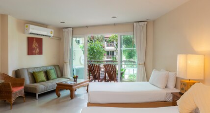 Bella Villa Cabana Room Type - Deluxe Pool Access Twin King (Balcony and Kitchenett) Bella Villa Cabana Room Type - Deluxe Pool Access Twin King (Balcony and Kitchenett)