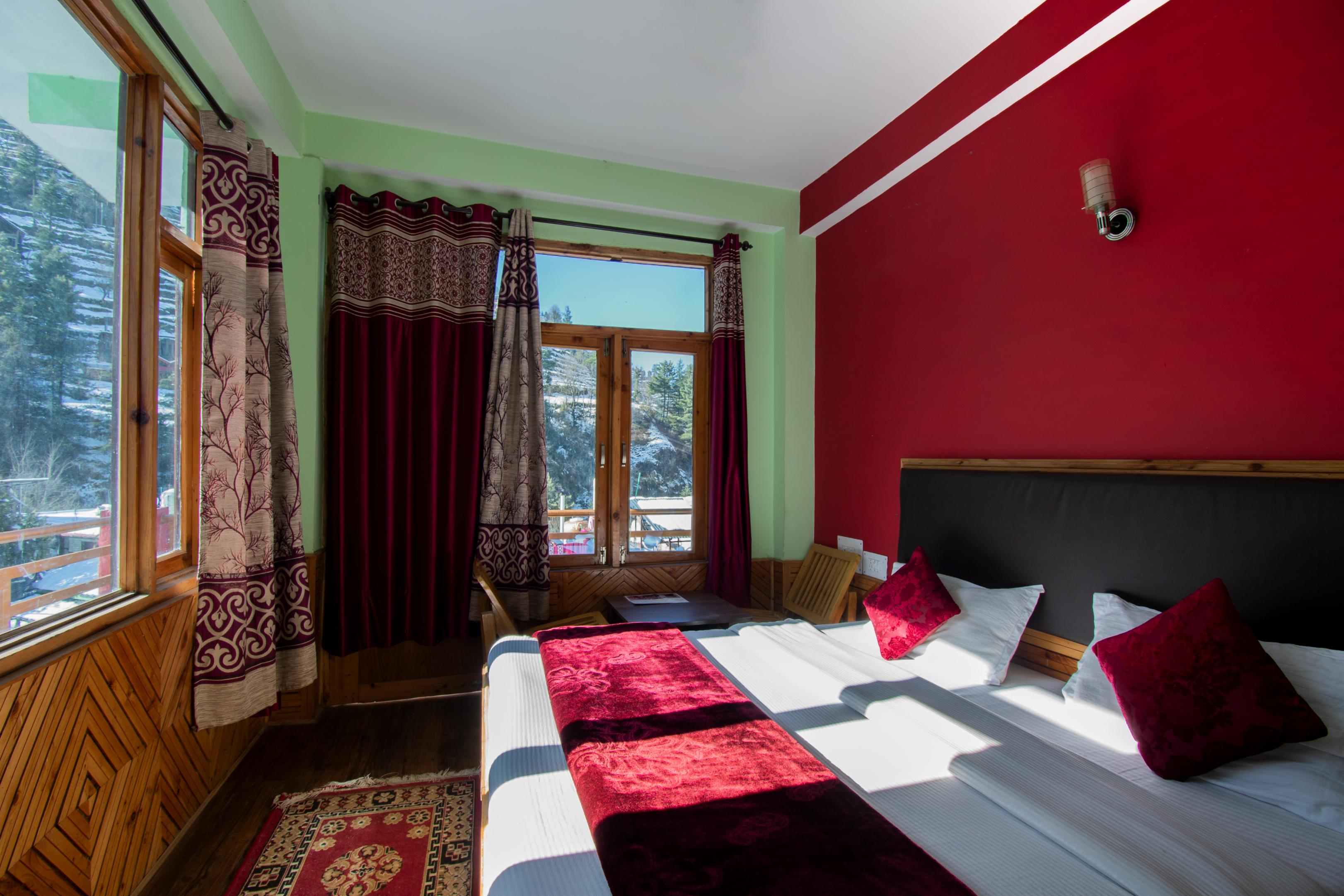 Crystal Mountain Jibhi | Rooms & Wi-Fi - Tap to explore photos