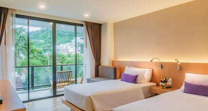 The Lunar Patong Room Type - Executive Twin Room with Pool View The Lunar Patong Room Type - Executive Twin Room with Pool View