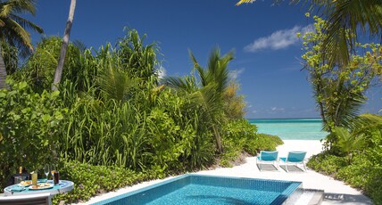 Kandima Maldives- 50% off on return transfers on 4+nights (Stays 11 April'26 - 31 Oct'26) Room Type - Sunrise Beach Pool Villa with Swirl Pool Kandima Maldives- 50% off on return transfers on 4+nights (Stays 11 April'26 - 31 Oct'26) Room Type - Sunrise Beach Pool Villa with Swirl Pool