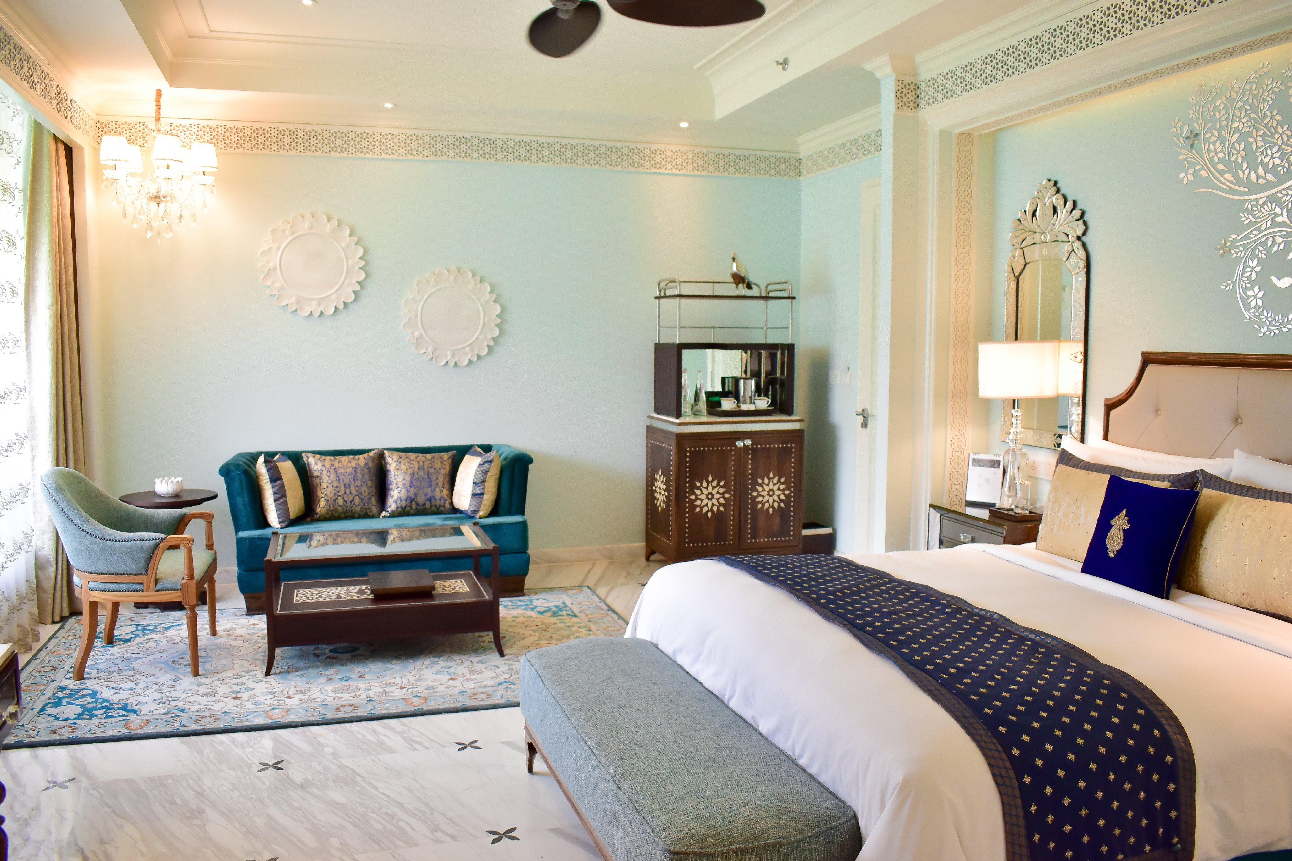 The Leela Palace Jaipur Room Type - Grand Villa with Bathtub