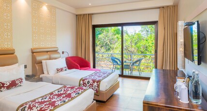 The Ivy Anjuna Room Type - IVY Twin Room with Balcony