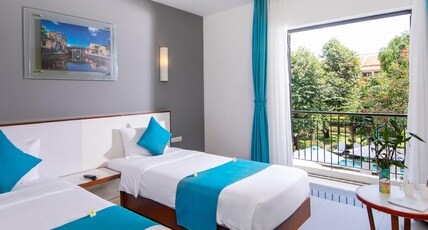 Emm Hotel Hoi An Room Type - Deluxe Twin Pool View