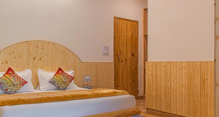Sharda Resort / Tirthan - By the River side Room Type - Premium Room with Balcony and river facing Sharda Resort / Tirthan - By the River side Room Type - Premium Room with Balcony and river facing