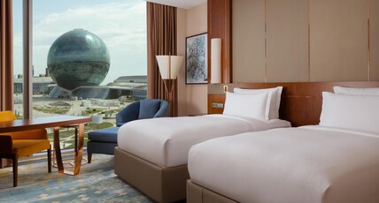 Hilton Astana Room Type - TWIN DELUXE EXPO VIEW