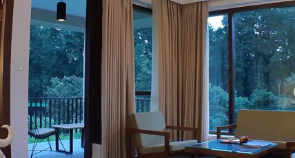 Saraca Resort & Spa Corbett Room Type - Premium Room (With Balcony) Saraca Resort & Spa Corbett Room Type - Premium Room (With Balcony)