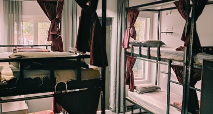Indian Culture | Rooms & Dorms Room Type - Female  Dorm | 1 Bed in a 6-Bunk Bed AC Dorm | Shared Attached Bathroom