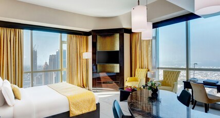 Gevora Hotel - World's Tallest 4 Star Room Type - Superior Sheikh Zayed Room.