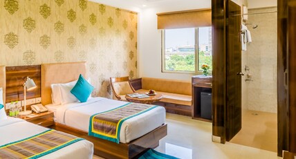 OPO Horizon LYRO Cyber City ( Formerly Known as Inde Hotel) Room Type - Premium Twin Rooms With Gurgaon City View OPO Horizon LYRO Cyber City ( Formerly Known as Inde Hotel) Room Type - Premium Twin Rooms With Gurgaon City View
