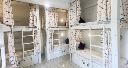 Moustache Jaipur | Hostel & Rooftop Bar Room Type - Standard 8 Bed Mixed Dorm With Cooler