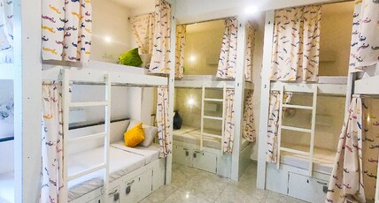 Moustache Jaipur | Hostel & Rooftop Bar Room Type - Standard 12 Bed Mixed Dorm With Cooler