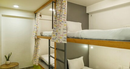 Moustache Jaipur | Hostel & Rooftop Bar Room Type - Deluxe 4 Bed Mixed AC Dorm