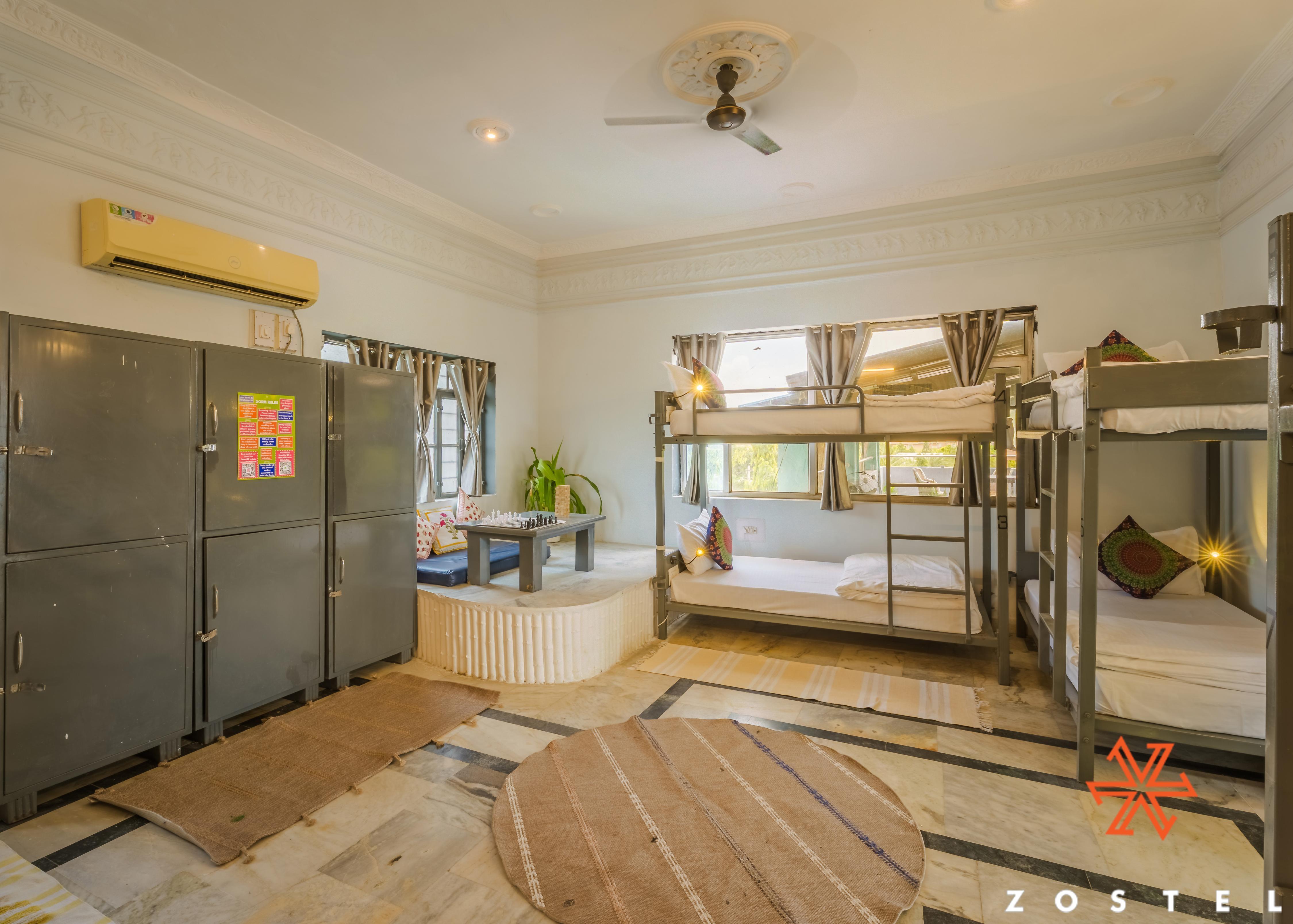 Zostel Pushkar Room Type - Mixed Dorm | 1 Bed in 8-Bunk Bed AC Dorm | Shared Attached Bathroom