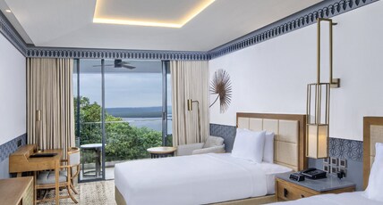 DoubleTree by Hilton Goa - Panaji Room Type - Twin Deluxe Room River View with Balcony