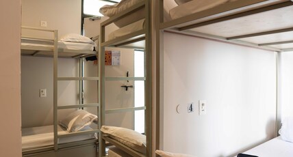 Zostel Plus Panchgani Room Type - Female Dorm | 1 Bed in 6-Female Bunk Bed AC Container Dorm | Shared Attached Bathroom Zostel Plus Panchgani Room Type - Female Dorm | 1 Bed in 6-Female Bunk Bed AC Container Dorm | Shared Attached Bathroom