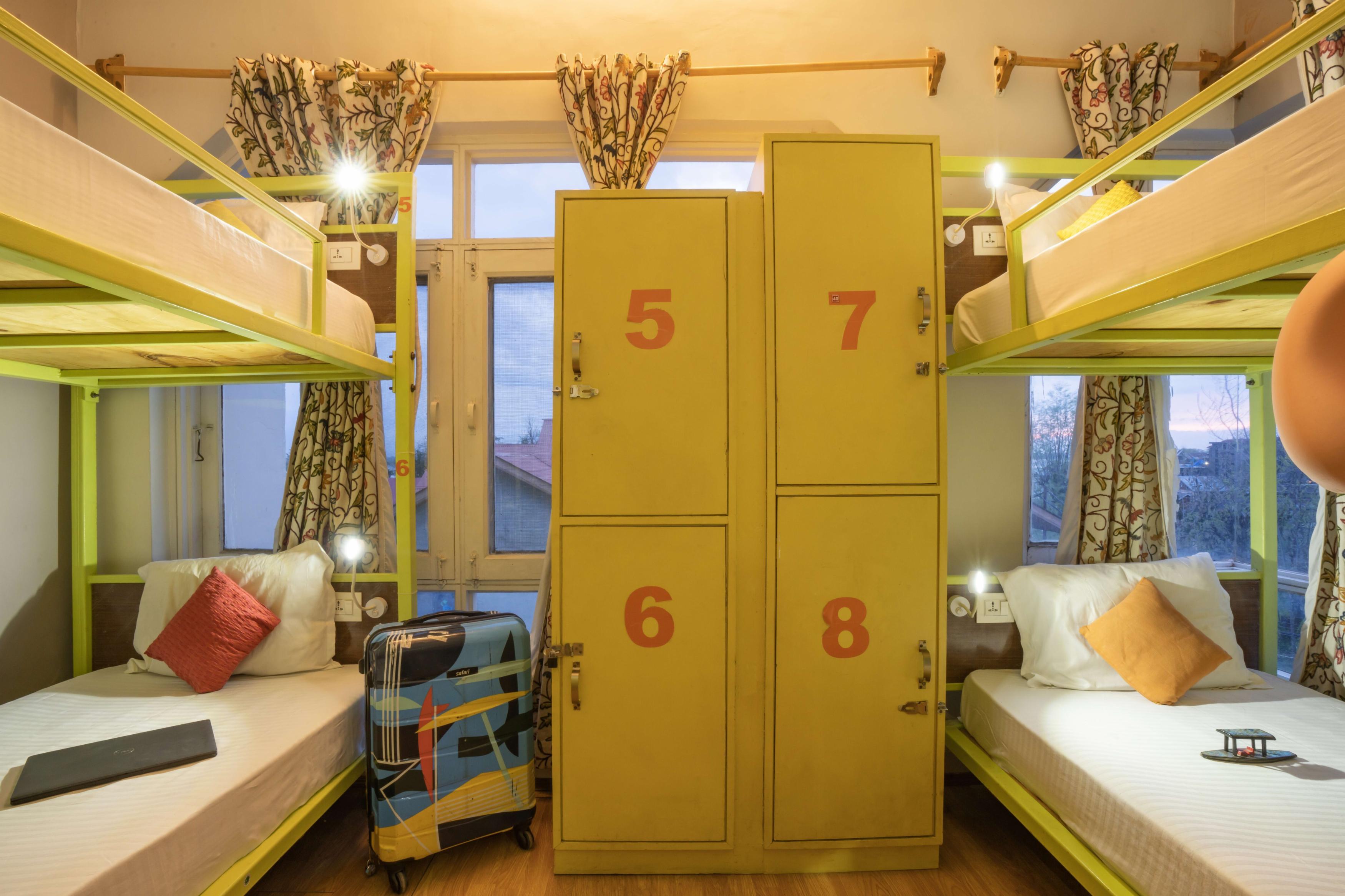 Zostel Srinagar Room Type - 1 Bunk Bed | Deluxe 8 Bed Mixed Dorm | Shared en-suite washroom