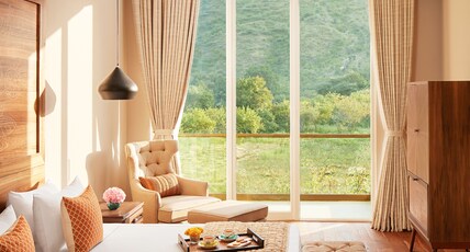 Taj Aravali Resort & Spa, Udaipur Room Type - Deluxe Room With Garden View and Balcony Taj Aravali Resort & Spa, Udaipur Room Type - Deluxe Room With Garden View and Balcony