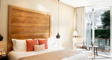 Taj Aravali Resort & Spa, Udaipur Room Type - Deluxe Room With Garden And Sit-Out Taj Aravali Resort & Spa, Udaipur Room Type - Deluxe Room With Garden And Sit-Out