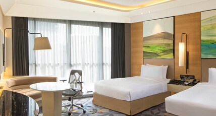 DoubleTree by Hilton Ahmedabad Room Type - Deluxe Twin Room.