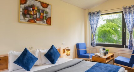 Shalom Backpackers Mcleodganj | Rooms & Dorms Room Type - Deluxe Double Cottage Room  | Garden View | Ensuite Washroom