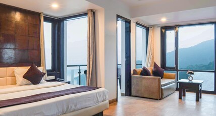 Hotel Value by Divine Group, Mussoorie with On-site Parking (5 Mins to Mall Road) Room Type - Super Deluxe Valley View With Balcony Hotel Value by Divine Group, Mussoorie with On-site Parking (5 Mins to Mall Road) Room Type - Super Deluxe Valley View With Balcony