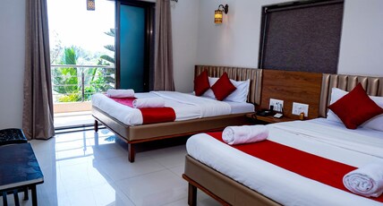 LOTUS RESORT Room Type - DELUXE AC FAMILY ROOM WITH LAKEVIEW AND BALCONY