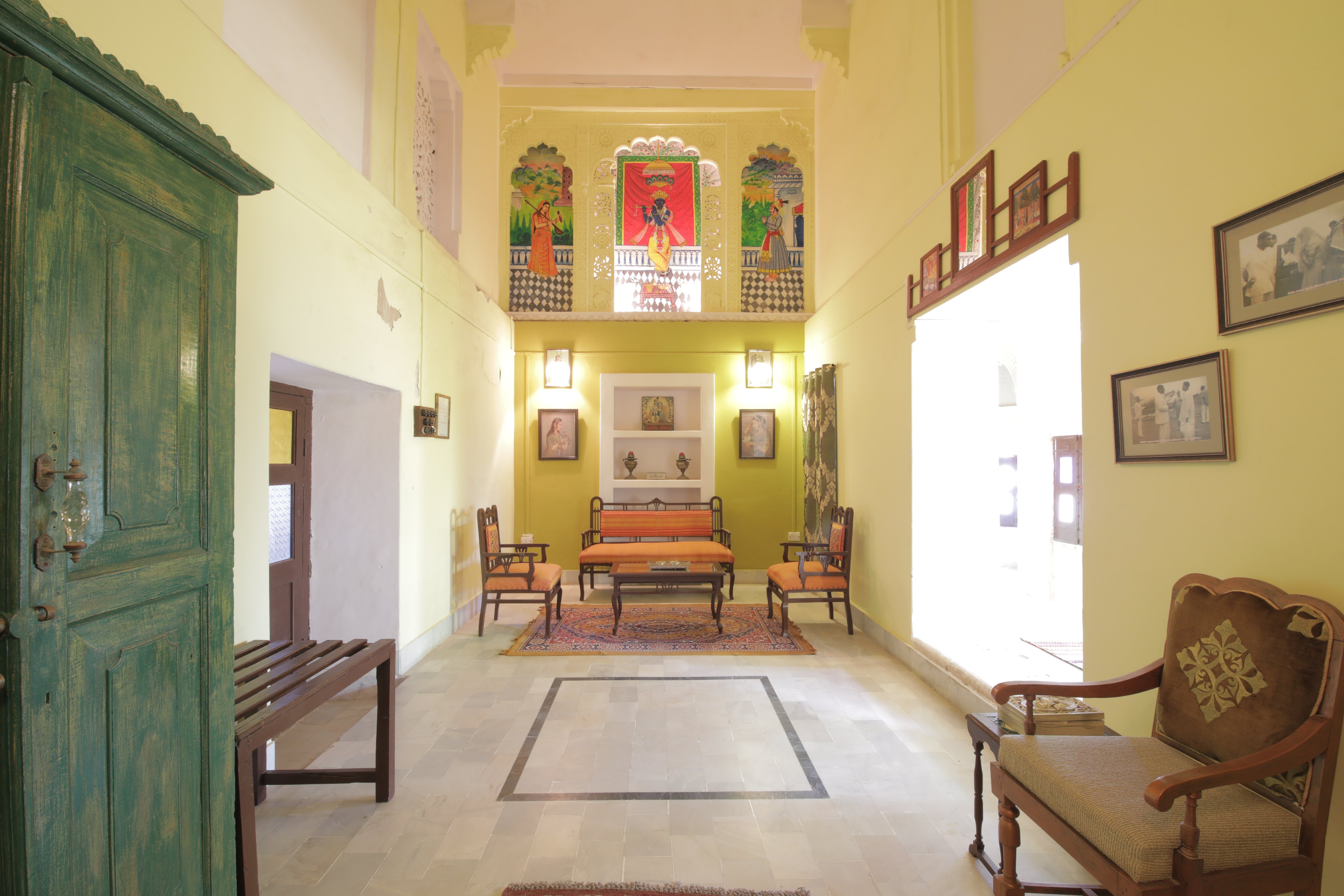Ghanerao Royal Castle Room Type - Heritage Suite with Balcony and Living Area