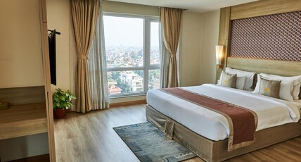 Hotel Crowne Imperial – Kathmandu Room Type - Luxury Honeymoon Suite with Bathtub & City View Hotel Crowne Imperial – Kathmandu Room Type - Luxury Honeymoon Suite with Bathtub & City View