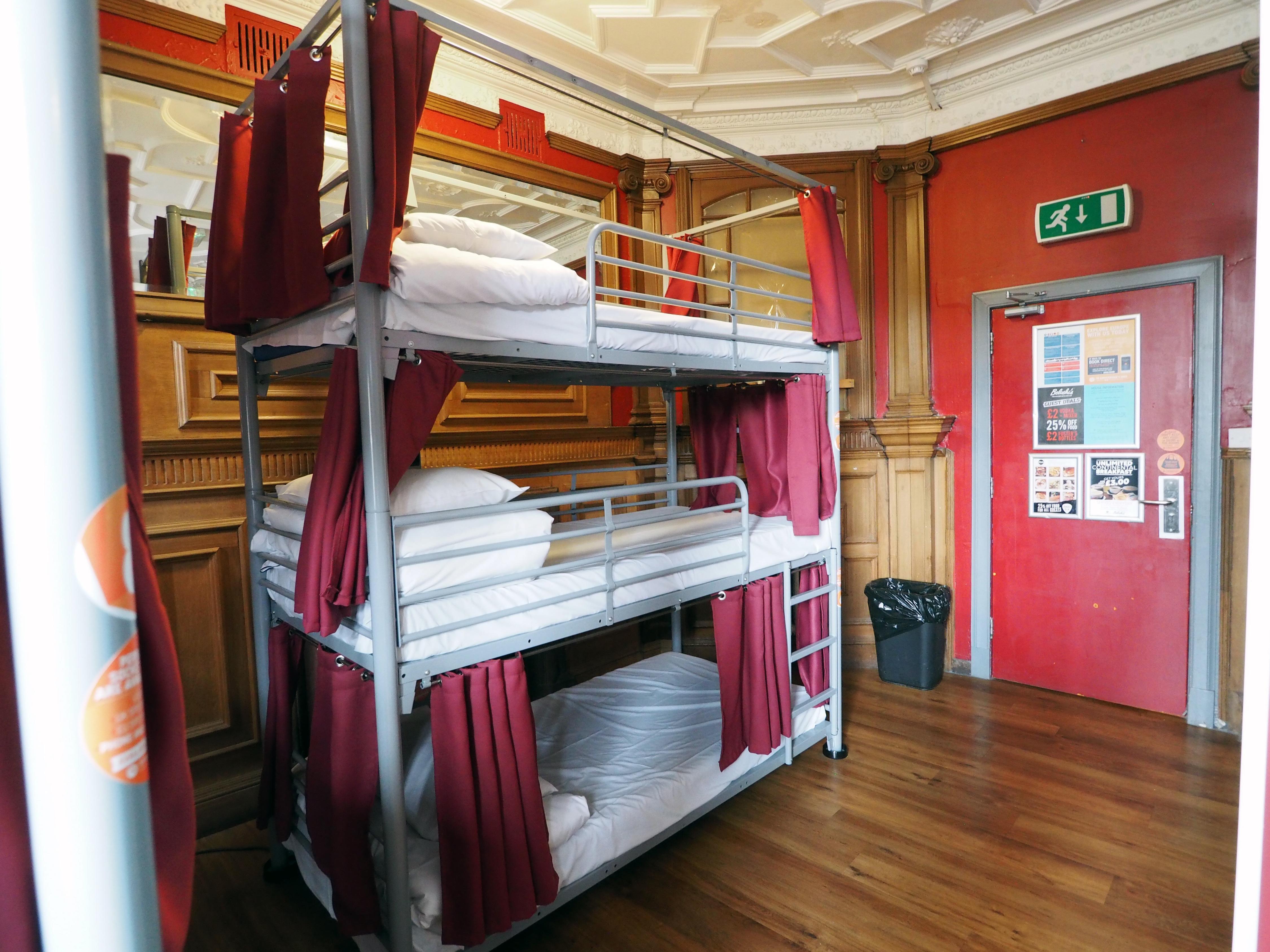 St Christophers Inn Edinburgh Original Room Type - Bed in 6-Bed Female Dorm Room (Triple Bunks) with Private Bathroom St Christophers Inn Edinburgh Original Room Type - Bed in 6-Bed Female Dorm Room (Triple Bunks) with Private Bathroom