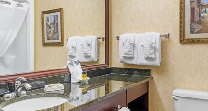 Best Western Plus Grand-Sault Hotel & Suites Room Type - Suite-1 King Bed, Non-Smoking, Whirlpool, Microwave And Refrigerator, Wi-Fi Best Western Plus Grand-Sault Hotel & Suites Room Type - Suite-1 King Bed, Non-Smoking, Whirlpool, Microwave And Refrigerator, Wi-Fi