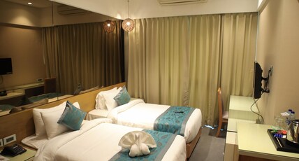 The Byke Business - Delotel | (Pan India Pure Veg Hotel Chain) Room Type - Super Deluxe Twin