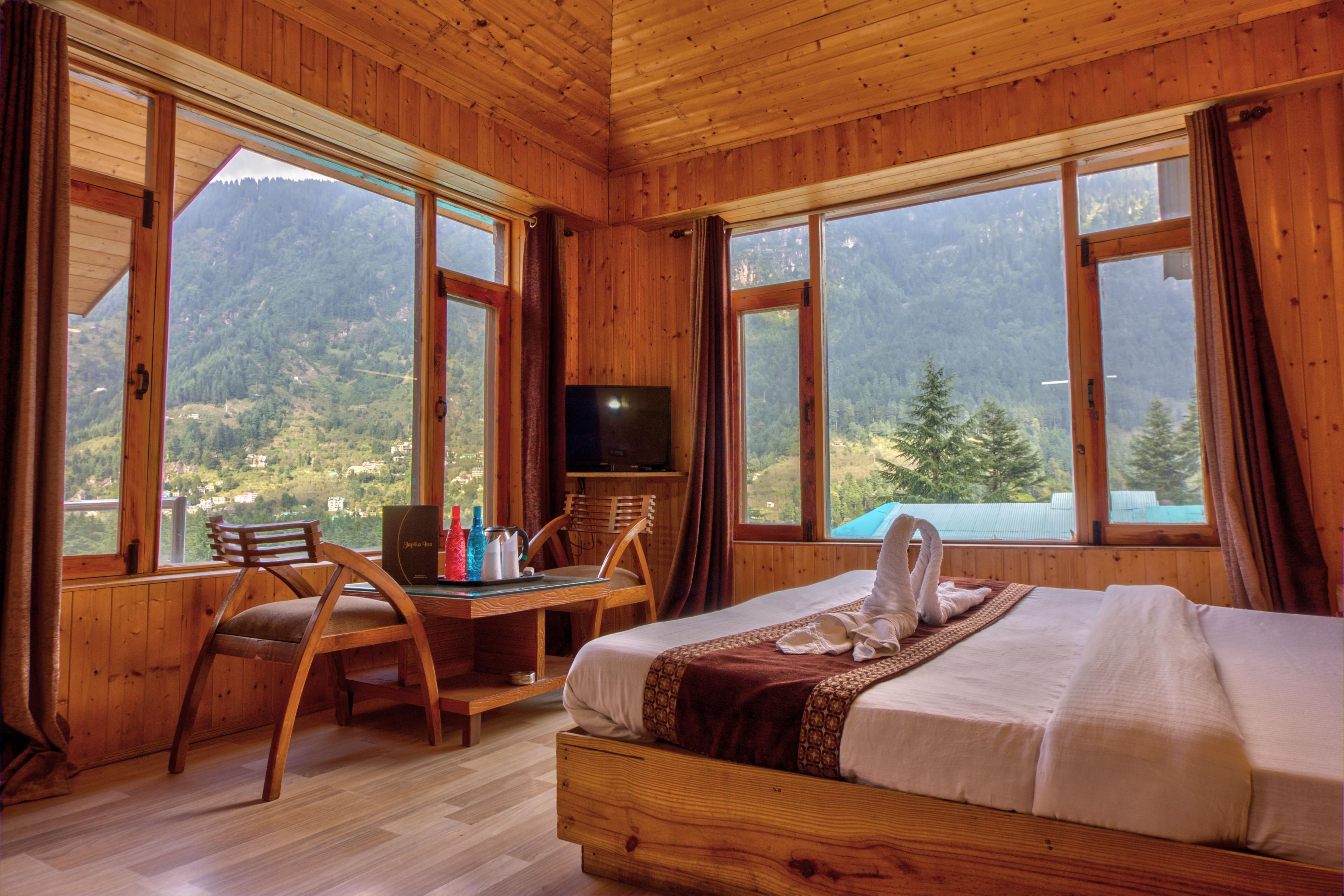 Hotel Japika inn by Hazel Hotels (2 mins Walking to Hadimba Temple) Room Type - Super Deluxe (With Mountain view and Private Balcony) Hotel Japika inn by Hazel Hotels (2 mins Walking to Hadimba Temple) Room Type - Super Deluxe (With Mountain view and Private Balcony)
