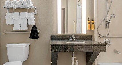 Best Western Plus McKinney Inn and Suites Room Type - Accessible - Suite 2 Queen, Mobility Accessible, Communication Assistance, Bathtub, Non-Smoking, Ful