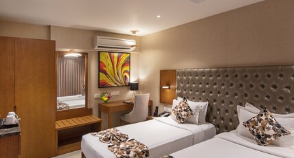 SK Lords Inn Ahmedabad Room Type - Studio Twin Bed SK Lords Inn Ahmedabad Room Type - Studio Twin Bed