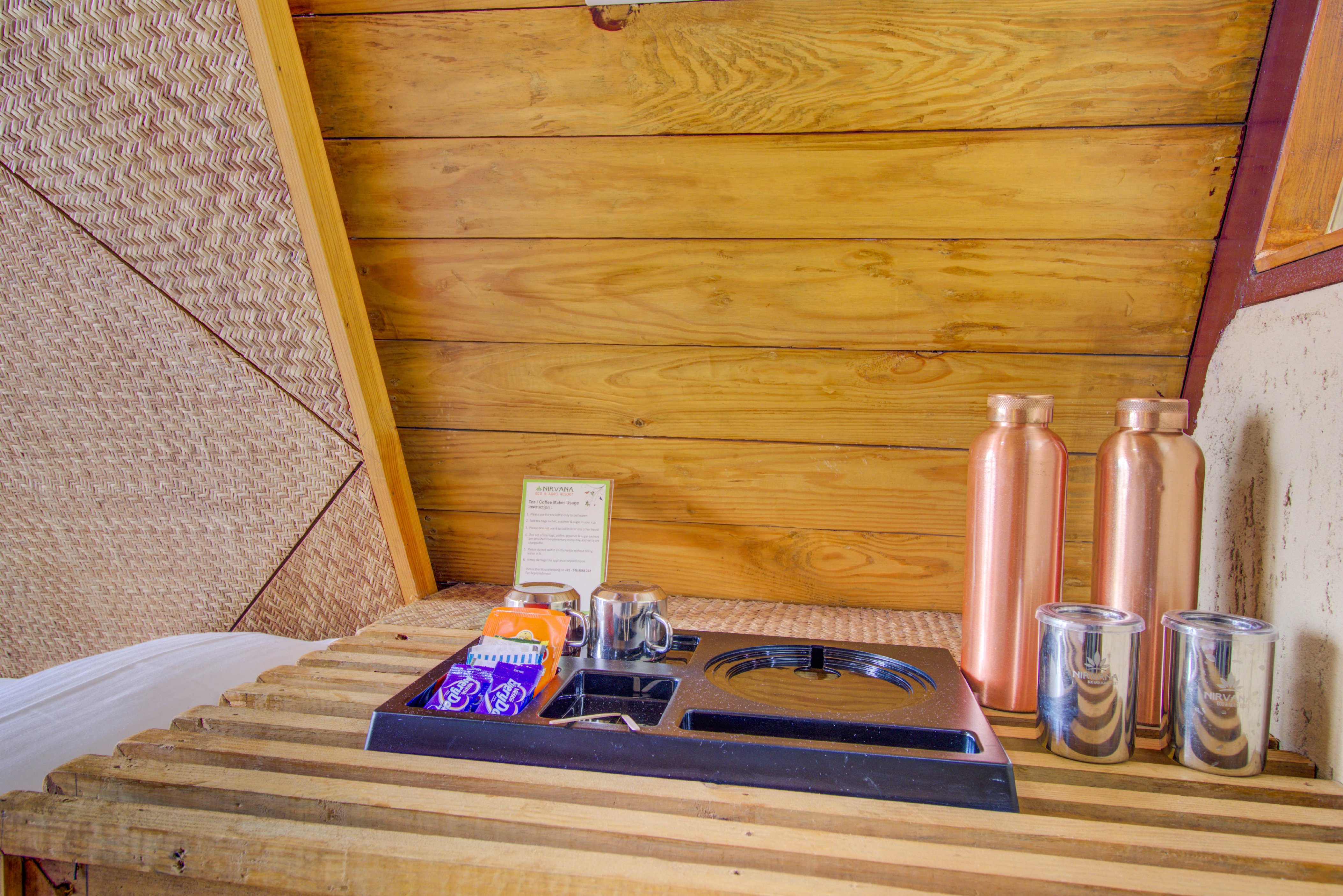 Nirvana Eco & Agro Resort Room Type - Upper Deck (Non AC) (No TV) with Balcony (Pure Veg)