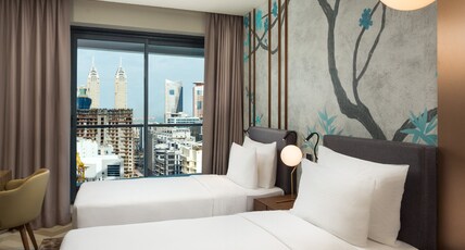Millennium Place Barsha Heights Hotel Apartments Room Type - Deluxe Sky Studio Twin room