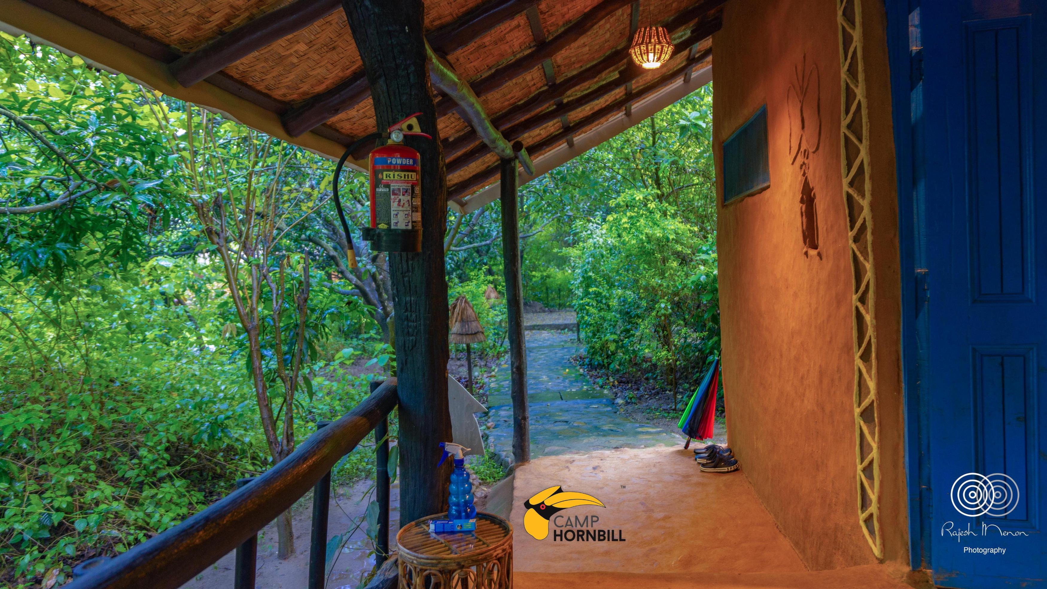 Camp Hornbill Room Type - Leiothrix (Unique Mud Cottage) - River View