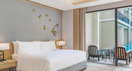 Le Meridien Khao Lak Resort & Spa Room Type - Family room, Bedroom 1: 1 King, Bedroom 2: 2 Twin, Pool Access 2 persons, extra person pays at hotel Le Meridien Khao Lak Resort & Spa Room Type - Family room, Bedroom 1: 1 King, Bedroom 2: 2 Twin, Pool Access 2 persons, extra person pays at hotel
