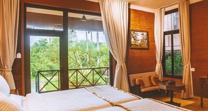 AMARA AYURVEDA RETREAT Room Type - AYUR EARTH VILLA with Balcony