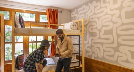 Zostel Old Manali Room Type - A Bed in 4 Bed Mixed Dorm | Shared en-suite washroom |