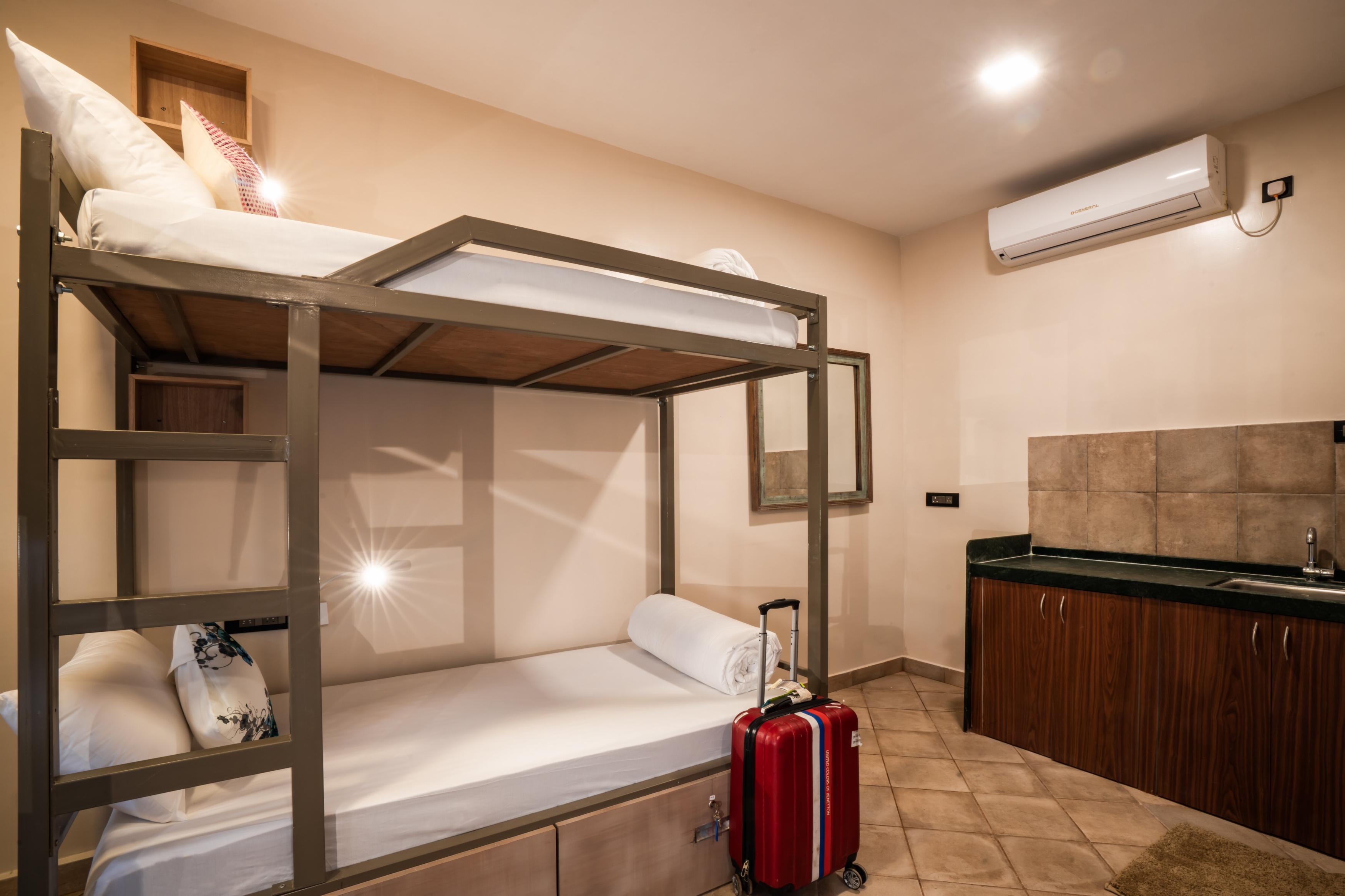 Zostel Goa (Morjim) Room Type - 1 Bunk Bed | Deluxe 6 Bed Mixed Dorm | Shared en-suite washroom