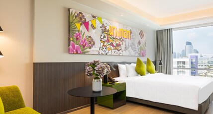 Maitria Hotel Rama 9 - A Chatrium Collection Room Type - Deluxe City View King Bed